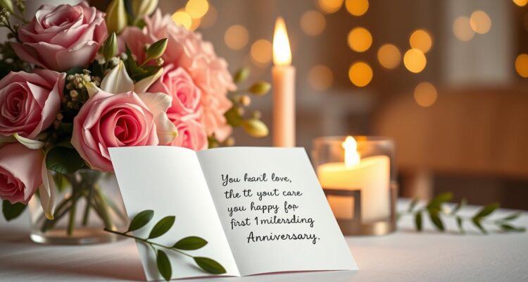 Krótkie życzenia na pierwszą rocznicę ślubu